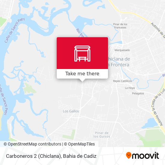 Carboneros 2 (Chiclana) map