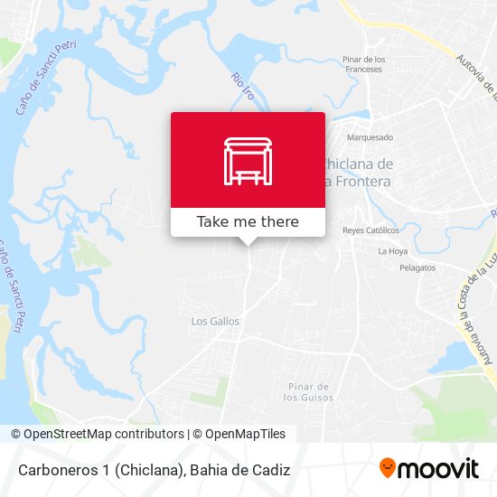 Carboneros 1 (Chiclana) map