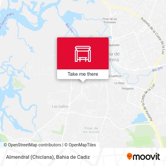 Almendral (Chiclana) map