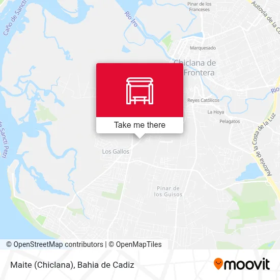 Maite (Chiclana) map