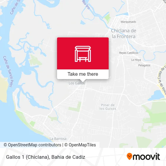 Gallos 1 (Chiclana) map