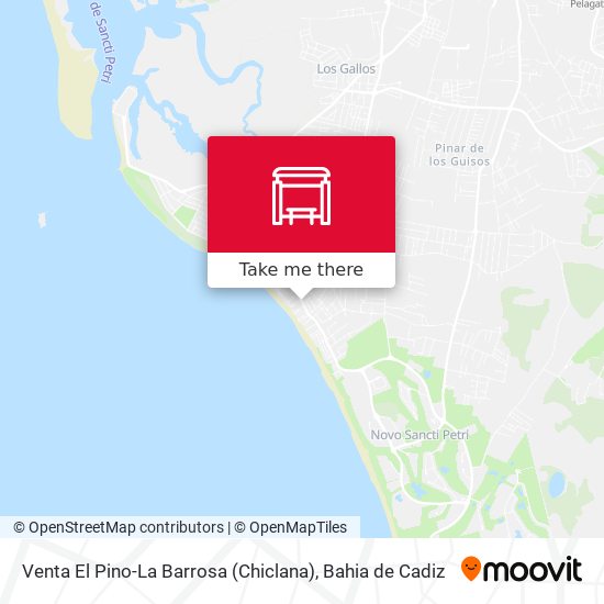 Venta El Pino-La Barrosa (Chiclana) map