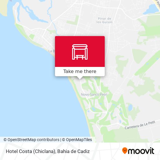 Hotel Costa (Chiclana) map
