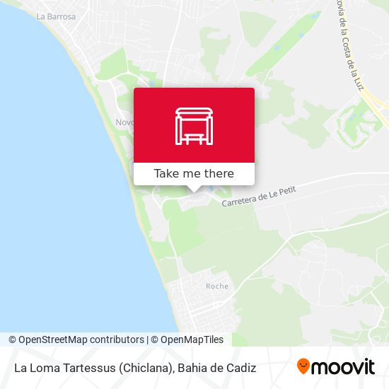 mapa La Loma Tartessus (Chiclana)