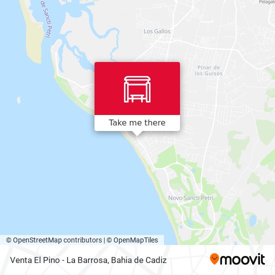 Venta El Pino - La Barrosa map