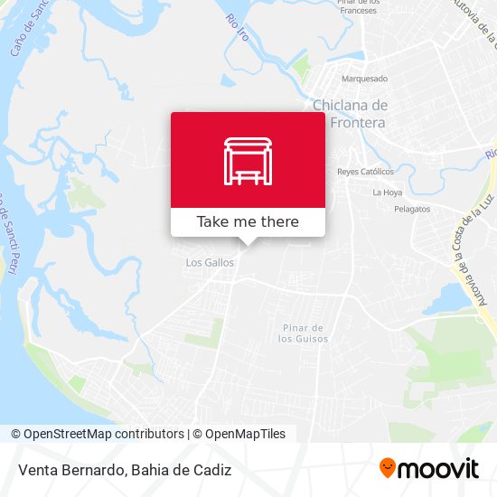 Venta Bernardo map