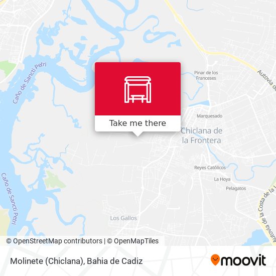 Molinete (Chiclana) map