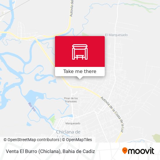 Venta El Burro (Chiclana) map