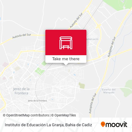 Instituto de Educación La Granja map