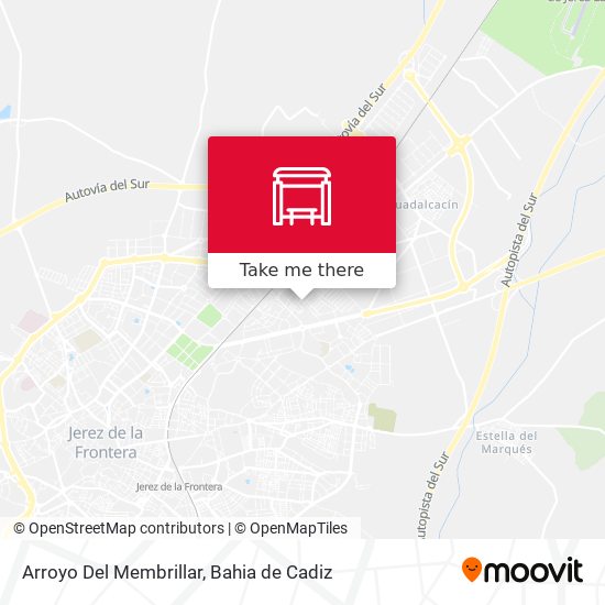Arroyo Del Membrillar map