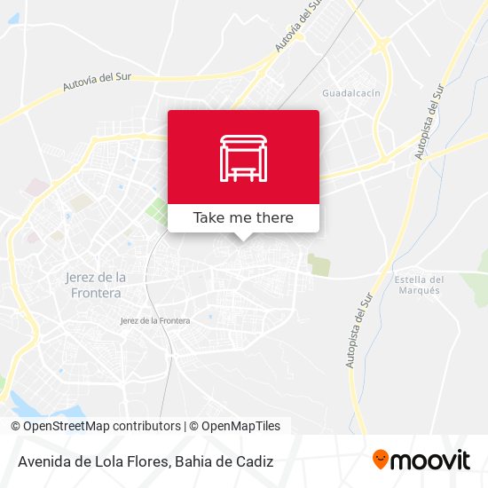 mapa Avenida de Lola Flores