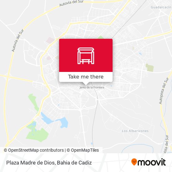Plaza Madre de Dios map