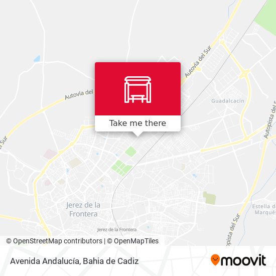 mapa Avenida Andalucía