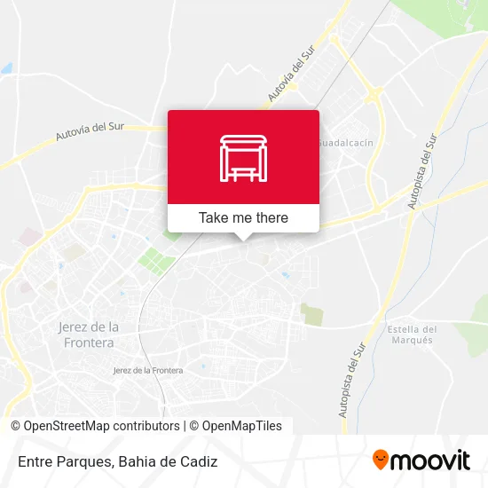 Entre Parques map