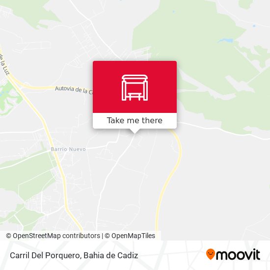 Carril Del Porquero map
