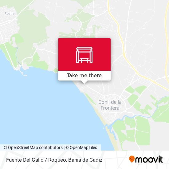 Fuente Del Gallo / Roqueo map