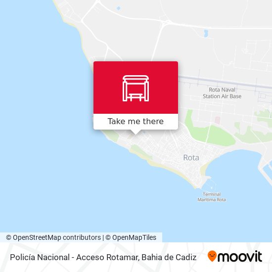 Policía Nacional - Acceso Rotamar map