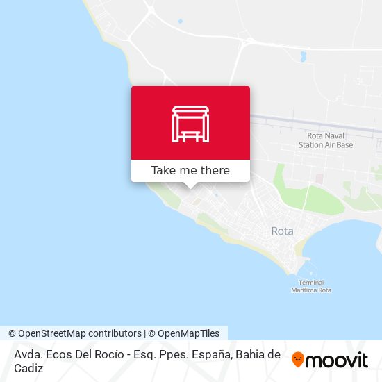 Avda. Ecos Del Rocío - Esq. Ppes. España map