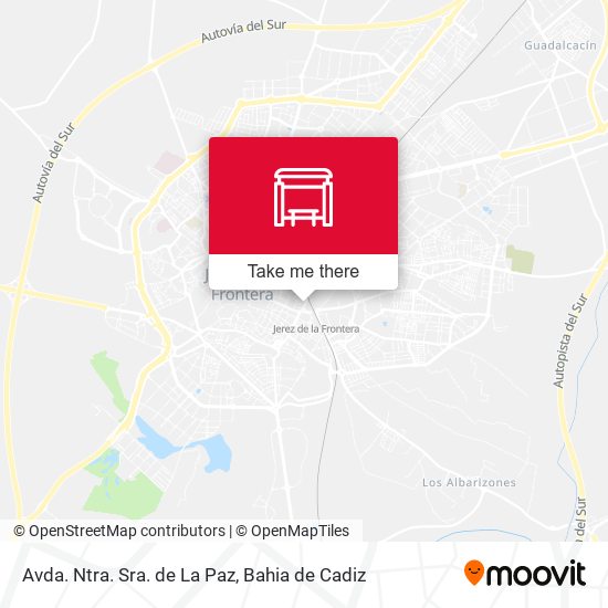 Avda. Ntra. Sra. de La Paz map