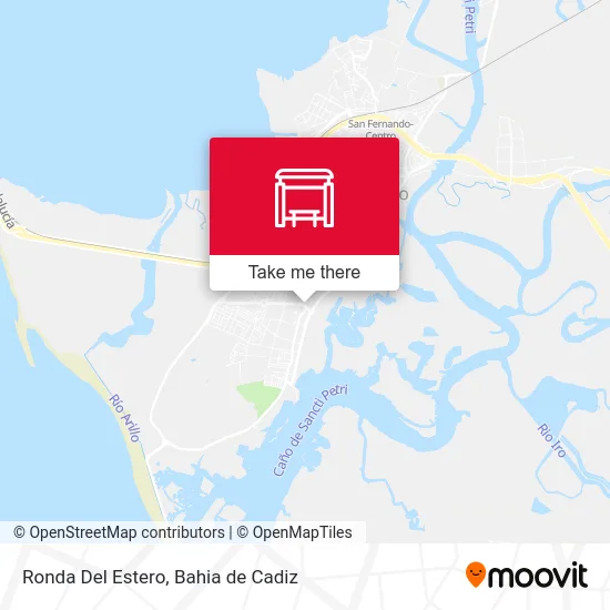 Ronda Del Estero map