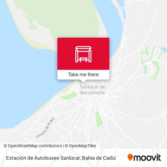 Estación de Autobuses Sanlúcar map