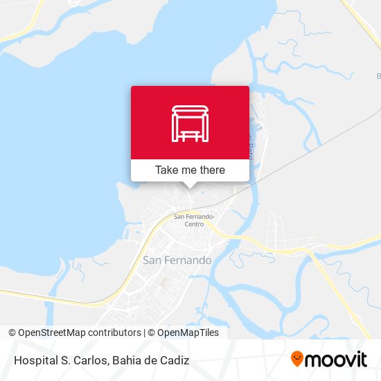 Hospital S. Carlos map