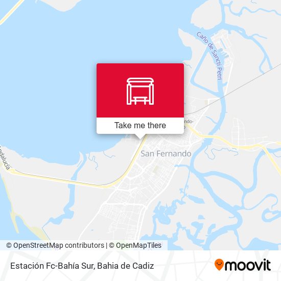 Estación Fc-Bahía Sur map