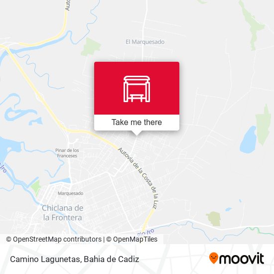 Camino Lagunetas map