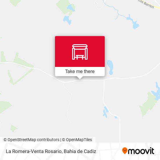 La Romera-Venta Rosario map