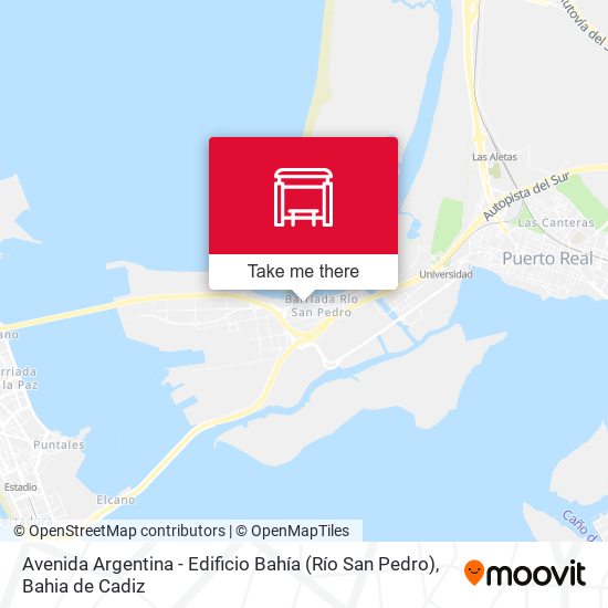 mapa Avenida Argentina - Edificio Bahía (Río San Pedro)