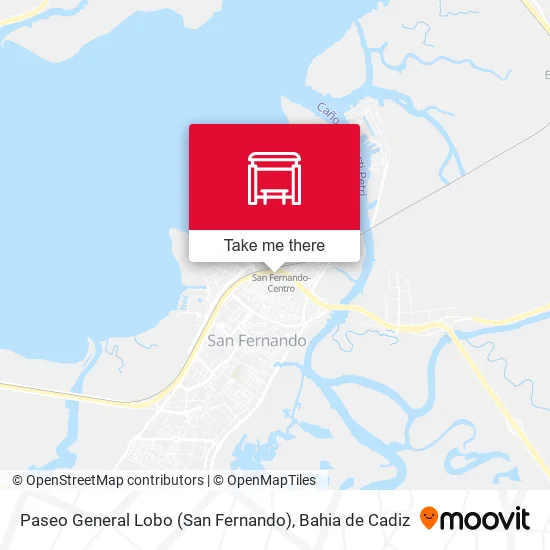 Paseo General Lobo (San Fernando) map
