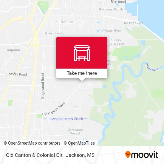 Mapa de Old Canton & Colonial Cir.
