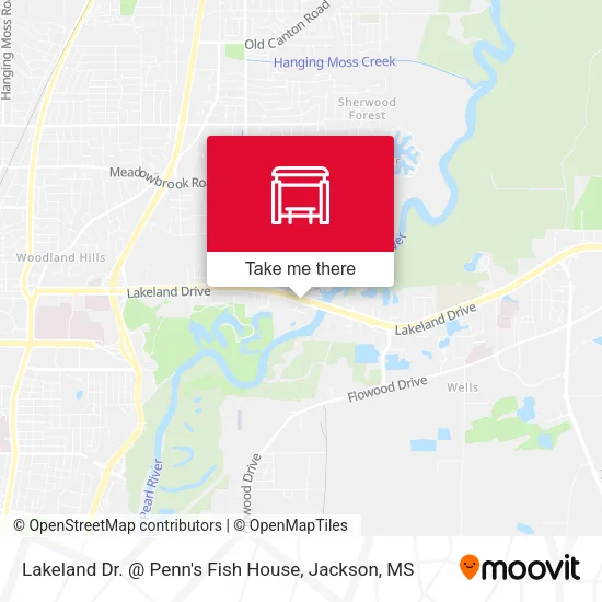 Mapa de Lakeland Dr. @ Penn's Fish House