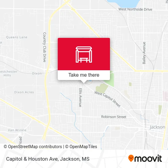 Mapa de Capitol & Houston Ave
