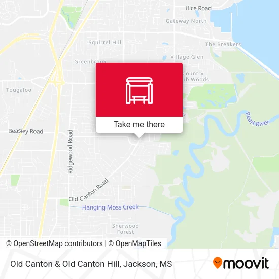 Mapa de Old Canton & Old Canton Hill