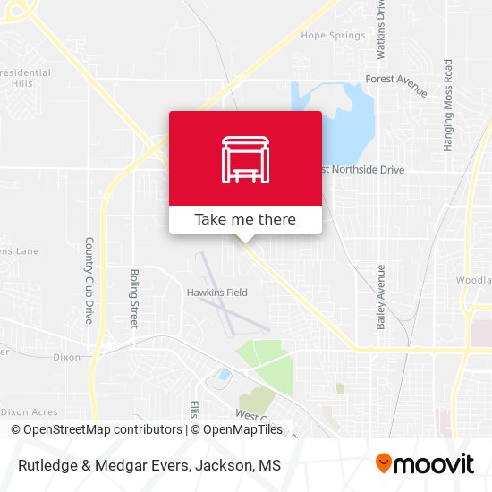 Mapa de Rutledge & Medgar Evers