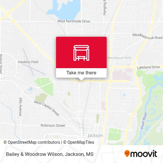 Bailey & Woodrow Wilson map