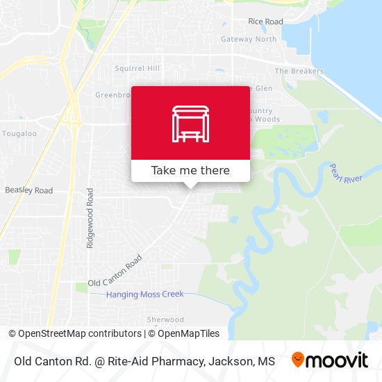 Mapa de Old Canton Rd. @ Rite-Aid Pharmacy