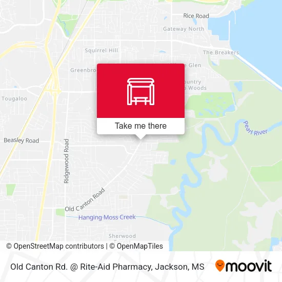 Mapa de Old Canton Rd. @ Rite-Aid Pharmacy