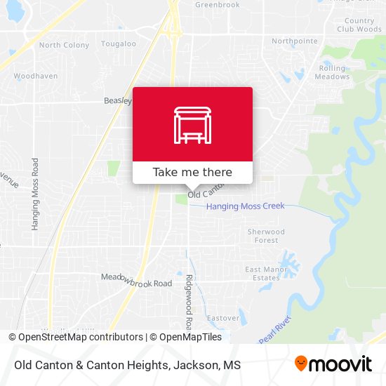 Old Canton & Canton Heights map