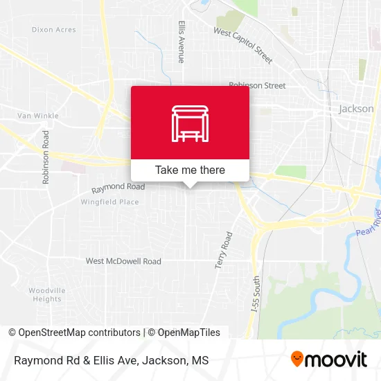 Mapa de Raymond Rd & Ellis Ave