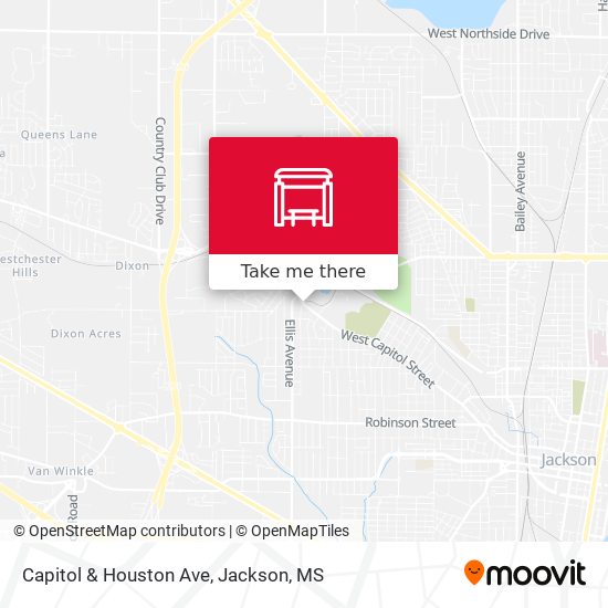 Capitol & Houston Ave map