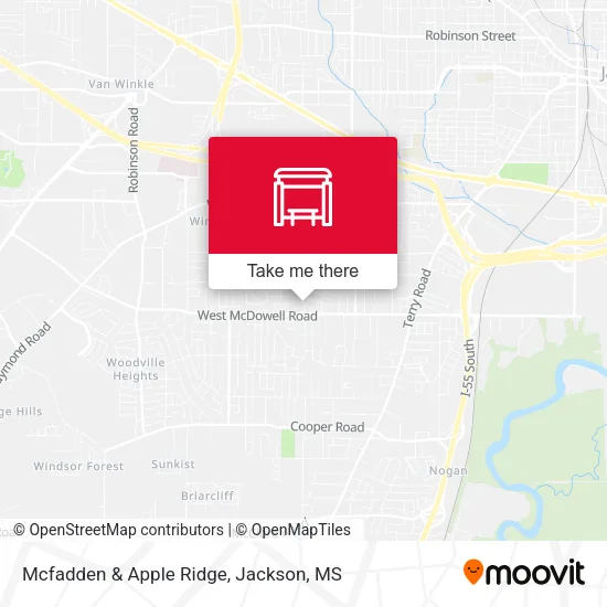 Mapa de Mcfadden & Apple Ridge