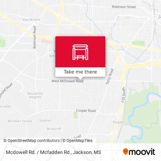 Mapa de Mcdowell Rd. / Mcfadden Rd.