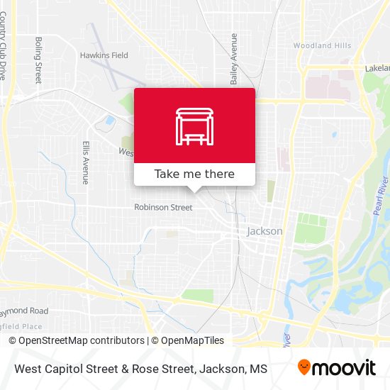 Mapa de West Capitol Street & Rose Street