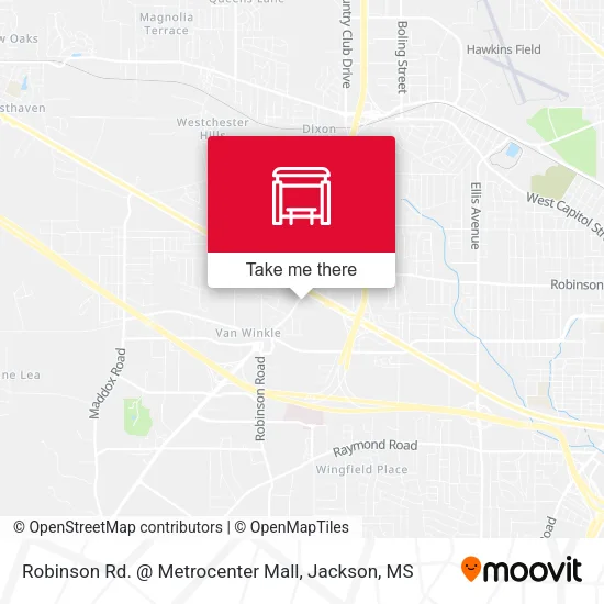 Mapa de Robinson Rd. @ Metrocenter Mall