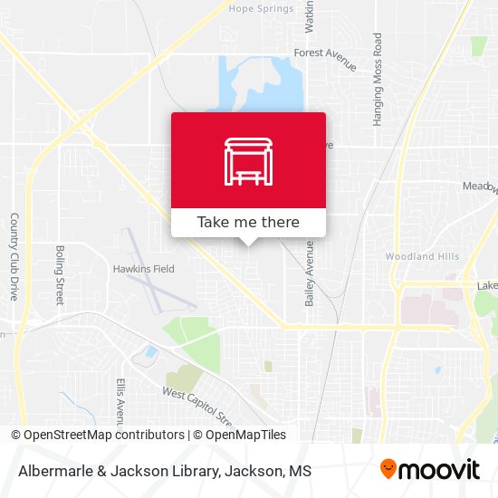 Mapa de Albermarle & Jackson Library