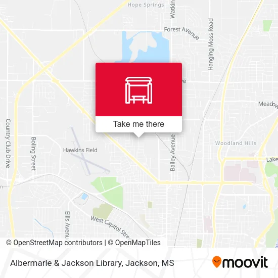 Mapa de Albermarle & Jackson Library