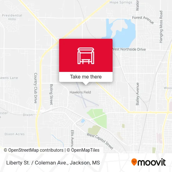 Mapa de Liberty St. / Coleman Ave.