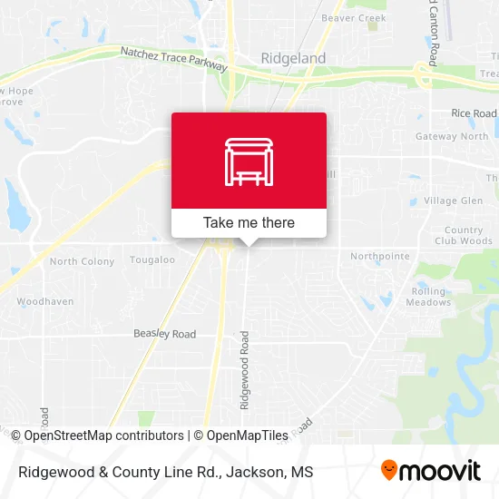 Mapa de Ridgewood & County Line Rd.